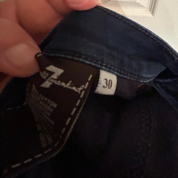 7 for all Mankind slim cigarette jeans sz 30 - Picture 5 of 5